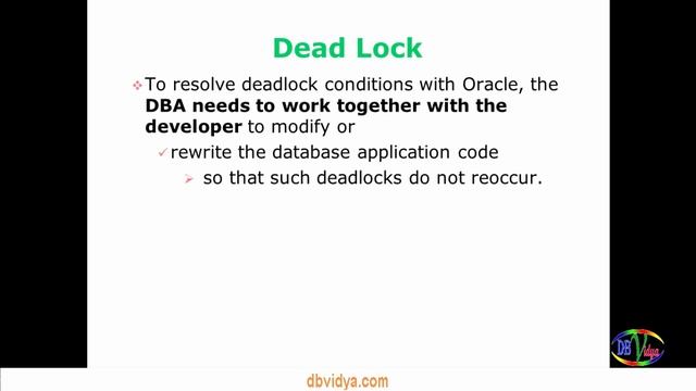How to Resolve Deadlock in Oracle смотреть онлайн