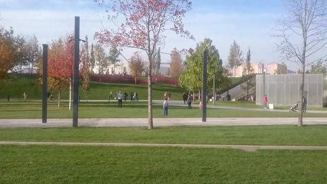 Парк перед стадионом в Краснодаре. смотреть онлайн