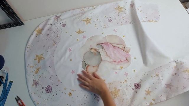 Гнездышко-кокон для новорожденного своими руками. Съемный матрасик на потайной молнии смотреть онлайн