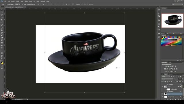 How to add a logo in coffee cup? | Displacement Map | Photoshop Manipulation | Laluzz World смотреть онлайн
