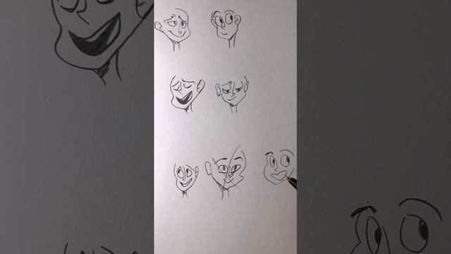 РИСУЕМ МУЛЬТЯШНЫЕ ЛИЦА! КАК НАРИСОВАТЬ МУЛЬТЯШНЫЕ МИМИКИ! DRAWING CARTOONS FACE! HOW TO DRAW FACE? смотреть онлайн