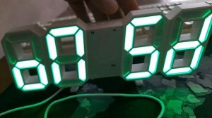 Светодиодные часы  цыфры Как отключить мигающий режим