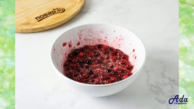 Галета с клюквой Рецепт, пошаговый, как приготовить, видеорецепт смотреть онлайн