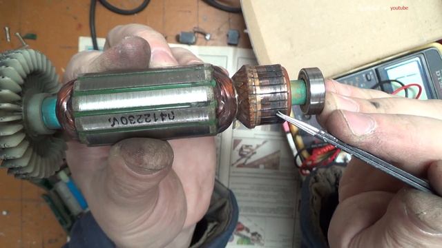 Ремонт дрели : искрит, воняет палёным ,идёт вибрация .Сделай сам своими руками. смотреть онлайн