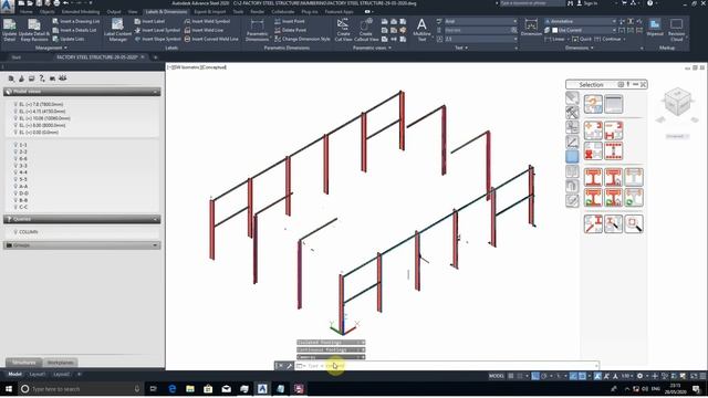 ADVANCE STEEL 2020: #37-MODEL ROLE, QUERY, SHOW AND HIDE OBJECTS-DW смотреть онлайн
