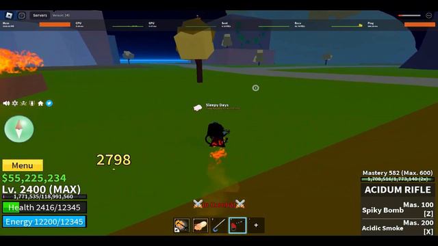 Fighting the BEST gravity user in Blox Fruits... смотреть онлайн