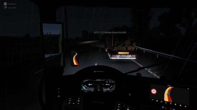 ETS2MP. Катаемcя на DAF XG+ 2021 смотреть онлайн