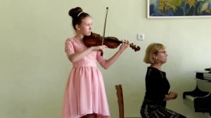 Ш.Данкля «Вариации на тему Вейгля». Исполняет Георгица Дениза, IV кл., 11 лет