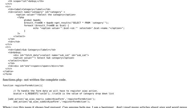 Wordpress: How to handle 400 status in Ajax? смотреть онлайн