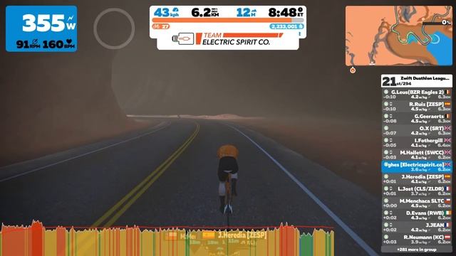 Zwift WTRL Duathlon week 3 bike смотреть онлайн