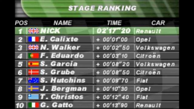 V-Rally 3 - on the Game Boy Advance (GBA) - with Commentary !!