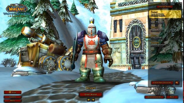 WoW Wrath of Litchking Intro