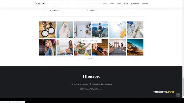 Bloxer - Blog and Magazine WordPress Theme personal blog blog Build Website смотреть онлайн