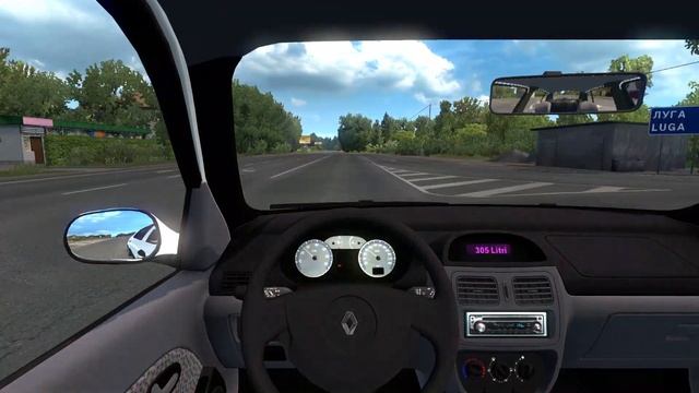 ETS2: Mod Renault Clio 2 Symbol смотреть онлайн