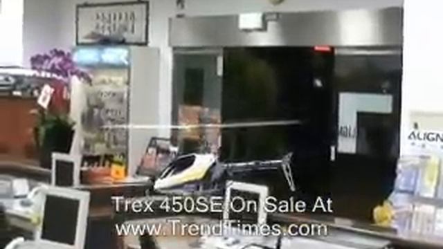 Trex 450SE RC Helicopter Flies Indoors & Outside-TrendTimes смотреть онлайн