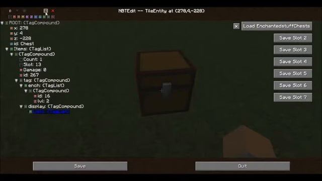 NBT Edit tutorial- Custom items Enchantments and Names!! смотреть онлайн
