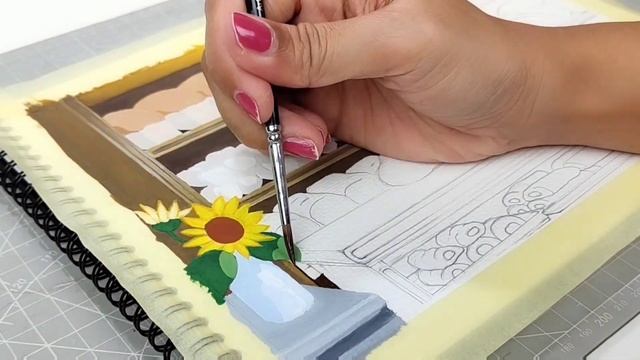First Time Trying JELLY GOUACHE || Painting Studio Ghibli Scene - Kiki's Delivery Service смотреть онлайн