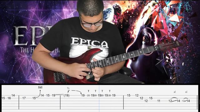 Epica - Beyond The Matrix Guitar Solo + Tabs смотреть онлайн