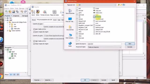 Instalando SASS e integrando ao Netbeans смотреть онлайн