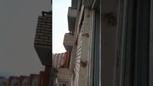 Монтаж балкона ПВХ с демонтажом кирпичной кладки