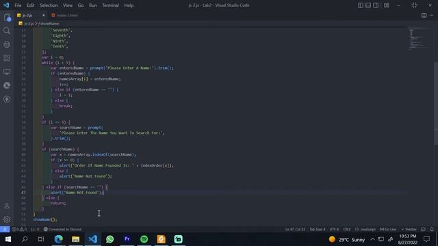JavaScript Problem Solving | ITI Lab 2 (3 Problems + 3 Bonus Problems) смотреть онлайн