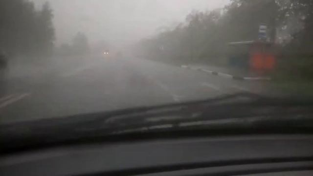 Tropical storm in Ryazan, Russia смотреть онлайн