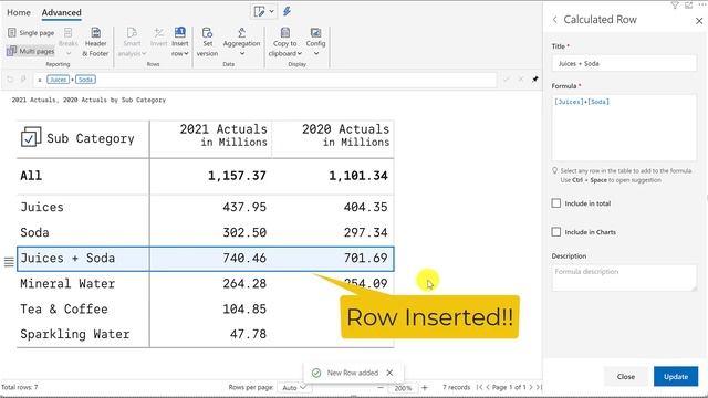 Insert Calculated Rows in Microsoft Power BI смотреть онлайн