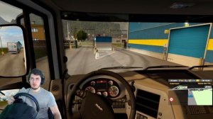 РЕАЛЬНО СЛОЖНАЯ ДОРОГА - РАБОТА ДАЛЬНОБОЙЩИКА в EURO TRUCK SIMULATOR 2 + РУЛЬ