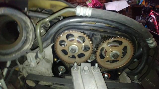 Шевроле лаччети, правильное натяжение ГРМ , полезный совет с натяжителем ремня . Chevrolet Lacetti