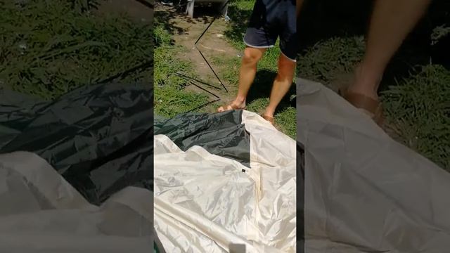 Палатка montana x4 tent 4-х местная, собираем смотреть онлайн