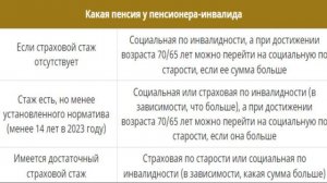 Пенсионеры могут получить страховую пенсию по старости и по инвалидности одновременно. Основания
