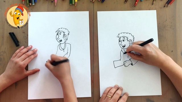 Comment dessiner un JUDOKA facilement | dessin pour enfant смотреть онлайн