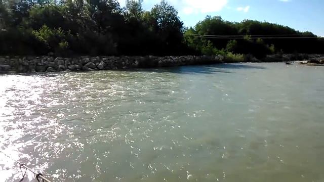 Река "Лаба", Курджиново — село в Карачаево-Черкесии, Россия. 4.06.2017.River Laba, Russia. смотреть онлайн