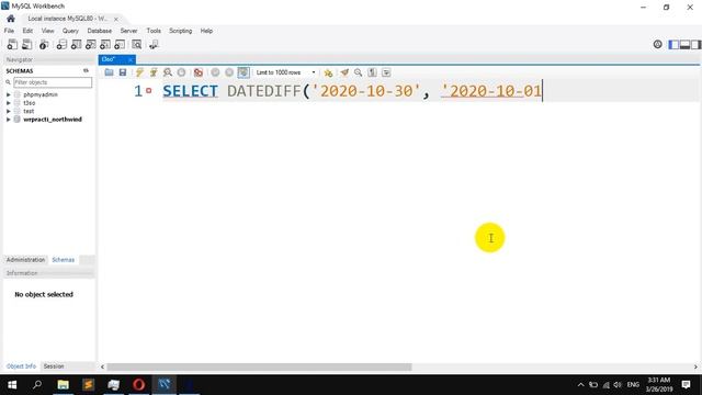 How to Calculate the difference between dates in MySQL - DATEDIFF() смотреть онлайн