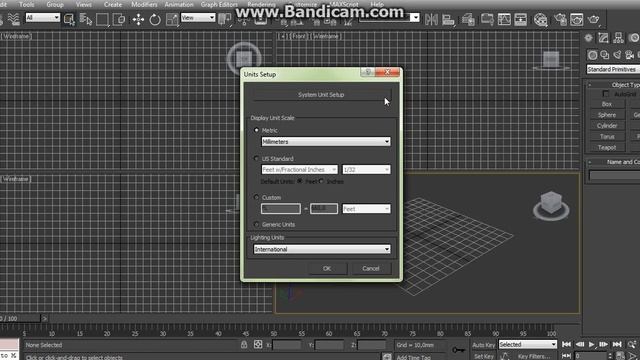 Как изменить единицы измерения в 3ds max? смотреть онлайн