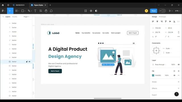 Figma styles explained | color, font and styles #UI #UX #Figma Tutorial #color style #text style смотреть онлайн