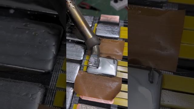 Battery wire soldering process- Good tools and machinery make work easy смотреть онлайн
