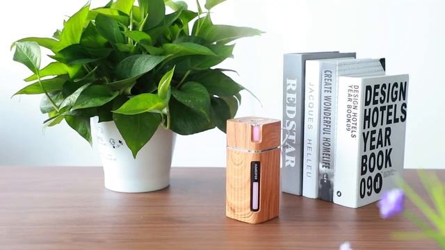 saengQ Electric Humidifier Aroma Oil Diffuser Essential Ultrasonic Wood Grain Air Humidifier USB смотреть онлайн