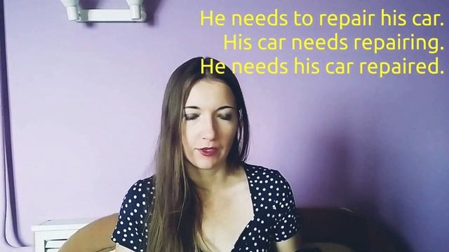 need +to/-ing/ глагол need в английском языке смотреть онлайн