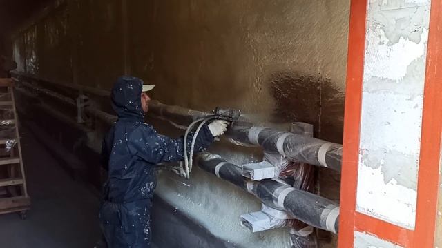 Утепление складов ППУ на оборудовании высокого давления Proton E6