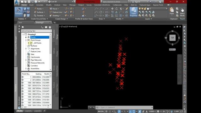 AutoCAD Tutorial: Import Points on Civil 3D 2019 смотреть онлайн
