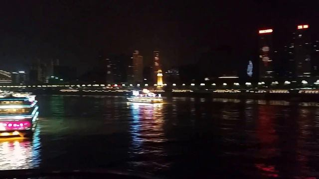 China - Chongqing Harbor at Night смотреть онлайн