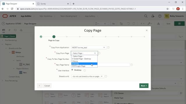 Create a Page from Another Application on Oracle APEX смотреть онлайн