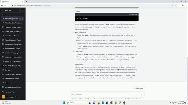 Python CLI print some text vs some text смотреть онлайн