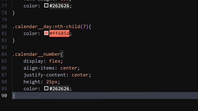 Build a Beautiful Automatic Calendar | HTML, CSS & JavaScript Tutorial смотреть онлайн