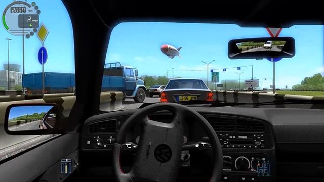 City Car Driving Vw Golf Vr 6 Daily Driving смотреть онлайн