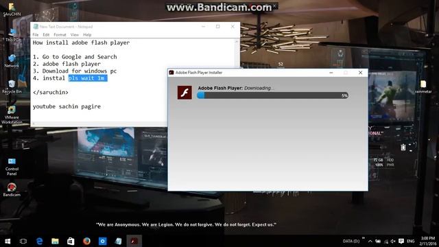 How install adobe flash player in Windows 10 смотреть онлайн