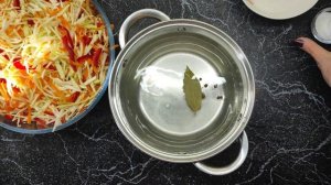 Маринованная капуста БЫСТРОГО ПРИГОТОВЛЕНИЯ с болгарским перцем!!! ОЧЕНЬ ОЧЕНЬ ВКУСНО!!!