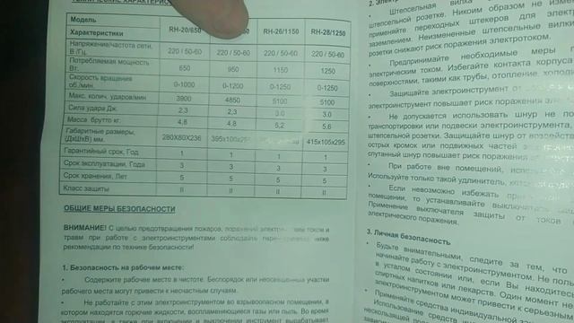 Перфоратор прямой Edon RH -26/1150