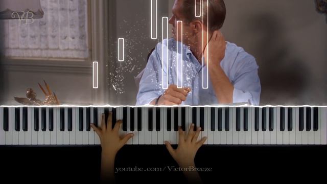 ✔️MOON RIVER [Breakfast at Tiffany's] ~ Audrey Hepburn ♪ piano cover, Synthesia tutorial ♪ смотреть онлайн